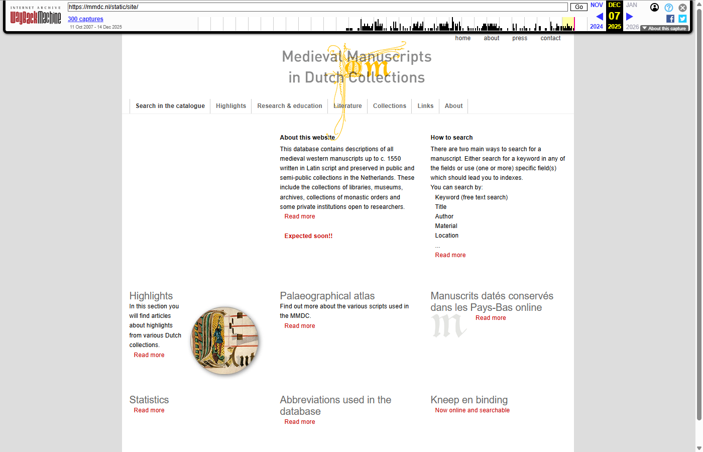 mmdc.nl screenshot